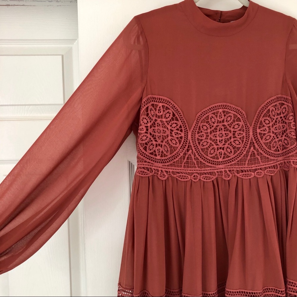 Sedona Red ASOS Dress - Picture 2 of 3